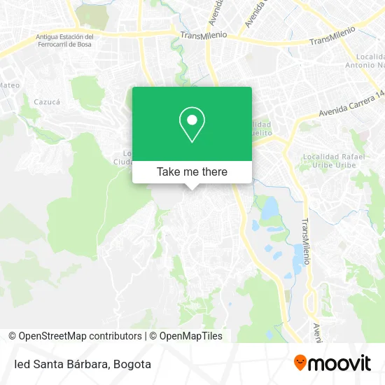 Mapa de Ied Santa Bárbara
