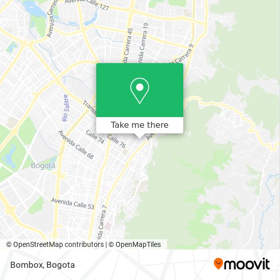 Mapa de Bombox