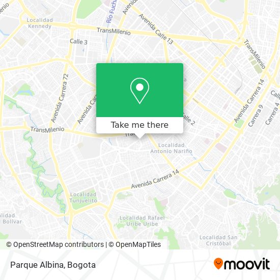 Parque Albina map