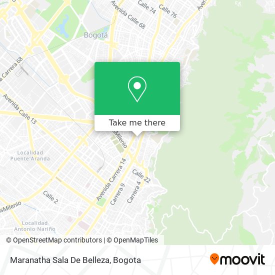 Maranatha Sala De Belleza map