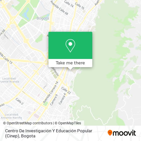 Centro De Investigación Y Educación Popular (Cinep) map