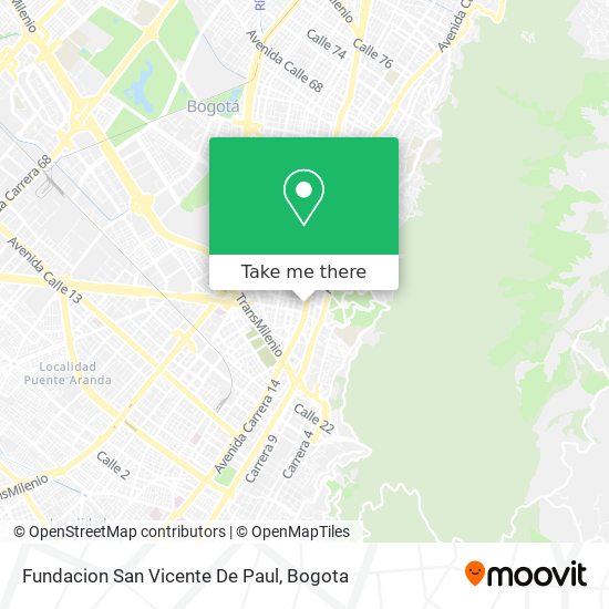 Fundacion San Vicente De Paul map