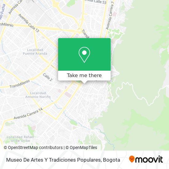 Museo De Artes Y Tradiciones Populares map