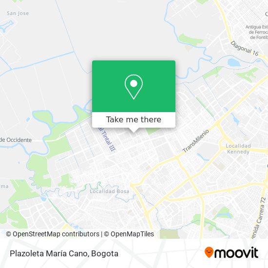 Mapa de Plazoleta María Cano