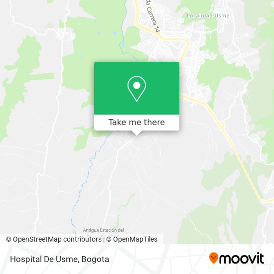 Hospital De Usme map