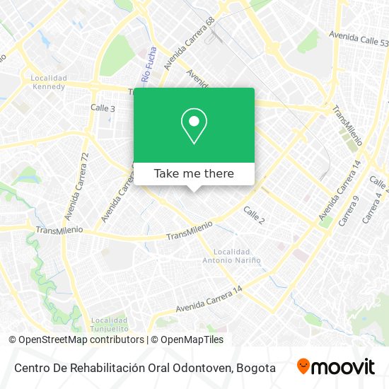Centro De Rehabilitación Oral Odontoven map
