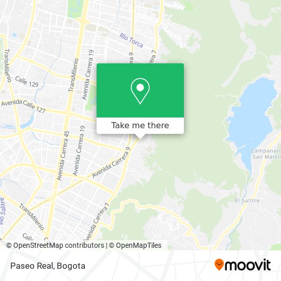 Paseo Real map