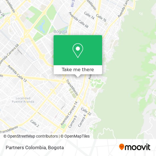 Partners Colombia map
