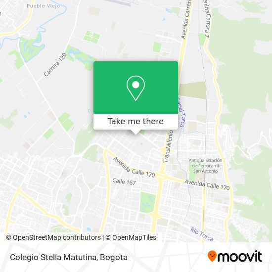 Colegio Stella Matutina map