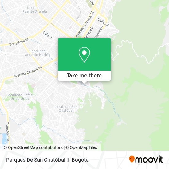 Parques De San Cristóbal II map