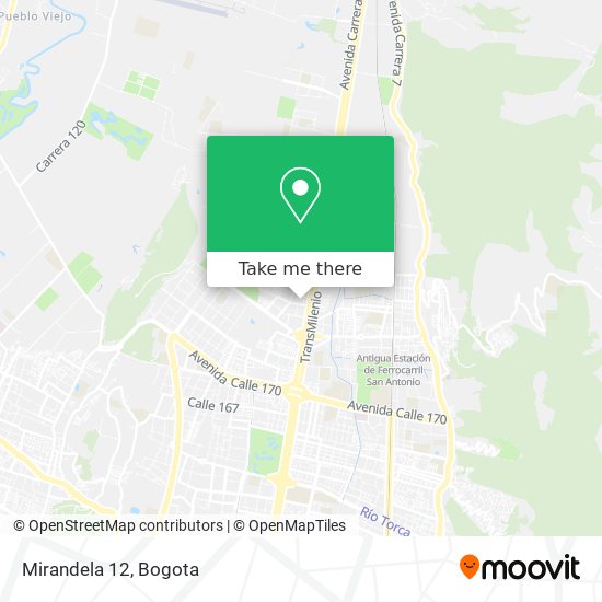Mirandela 12 map
