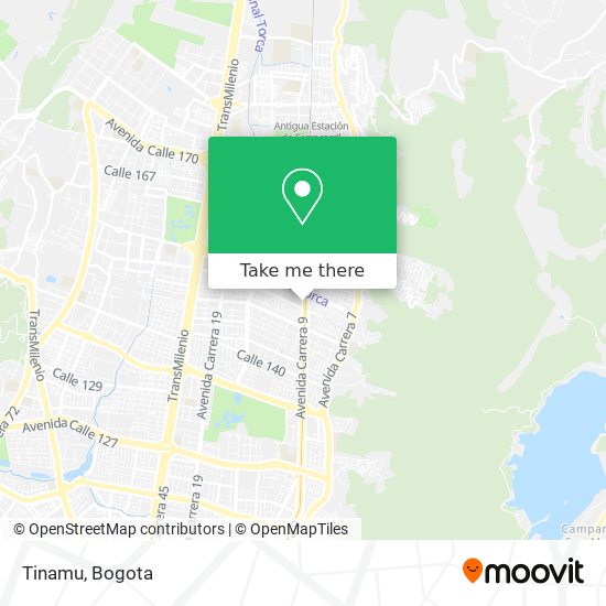 Tinamu map