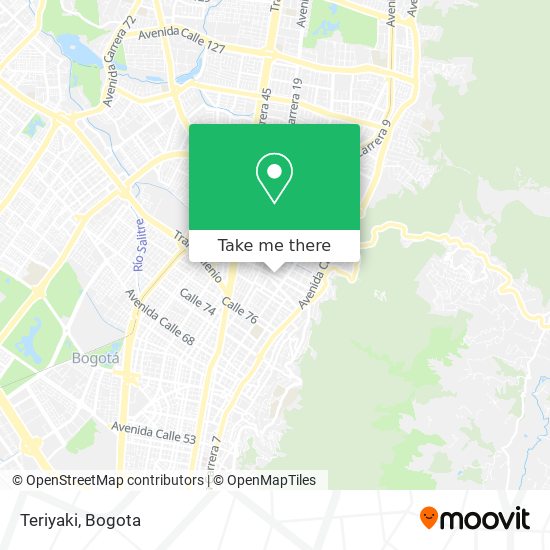 Mapa de Teriyaki