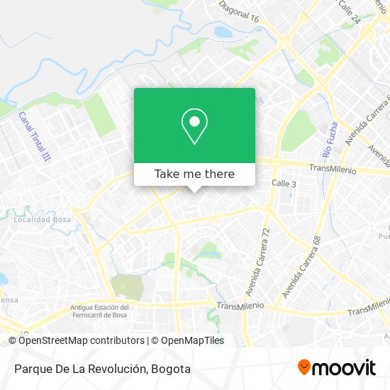 Mapa de Parque De La Revolución