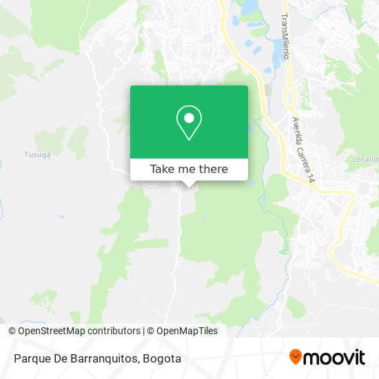 Parque De Barranquitos map