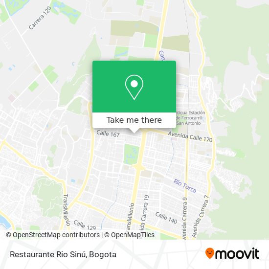 Restaurante Rio Sinú map
