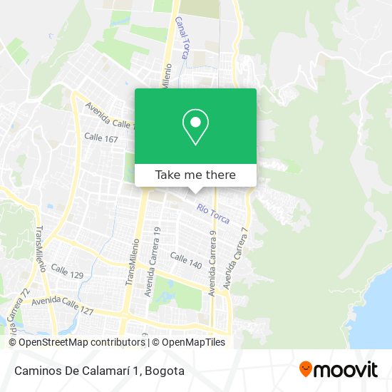 Caminos De Calamarí 1 map