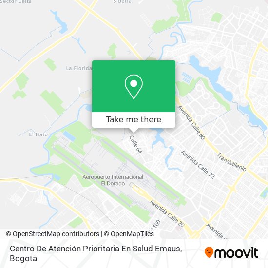 Centro De Atención Prioritaria En Salud Emaus map