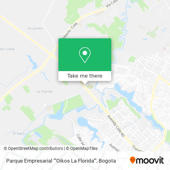 Mapa de Parque Empresarial ""Oikos La Florida""