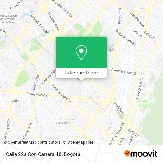 Calle 22a Con Carrera 48 map