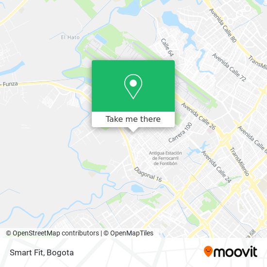 Mapa de Smart Fit