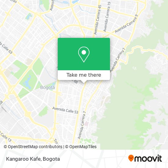 Kangaroo Kafe map