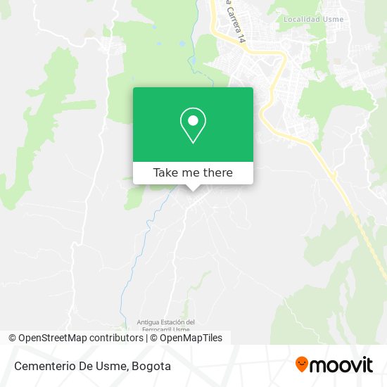 Mapa de Cementerio De Usme