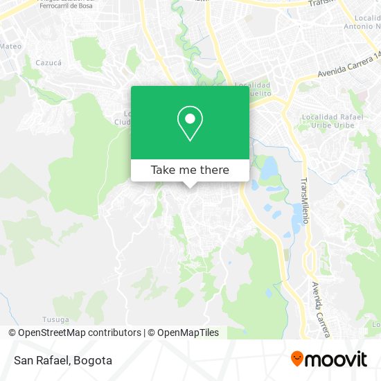 San Rafael map