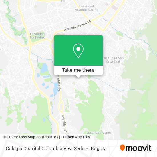 Colegio Distrital Colombia Viva Sede B map