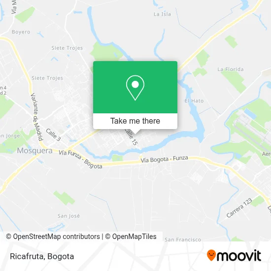 Ricafruta map