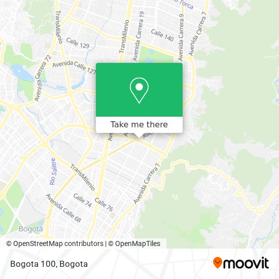 Mapa de Bogota 100