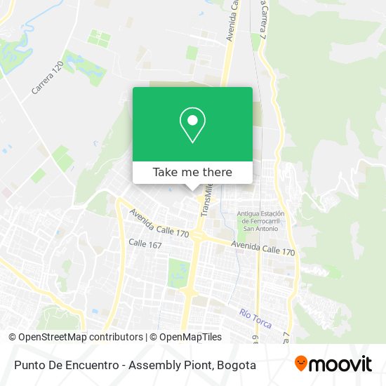 Punto De Encuentro - Assembly Piont map