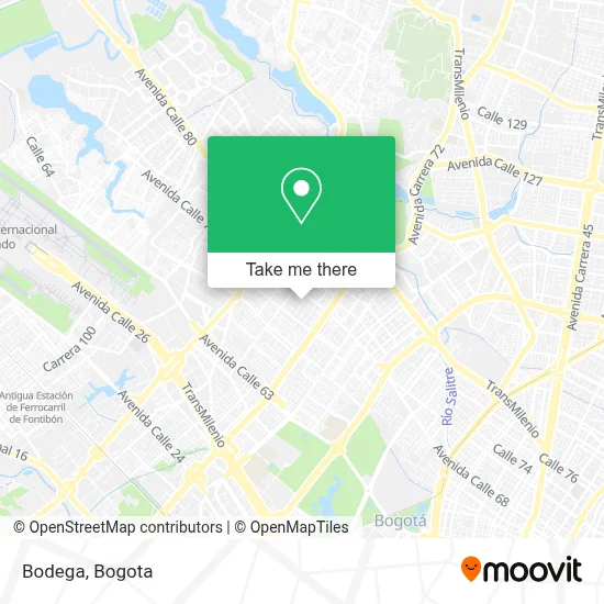Bodega map
