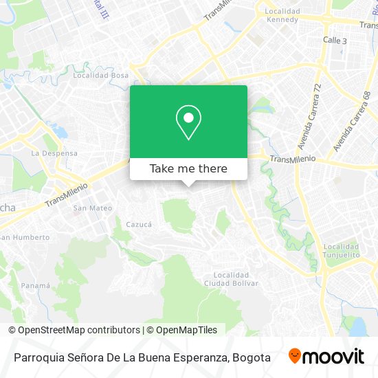 Parroquia Señora De La Buena Esperanza map
