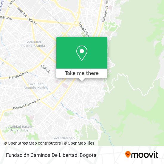 Fundación Caminos De Libertad map