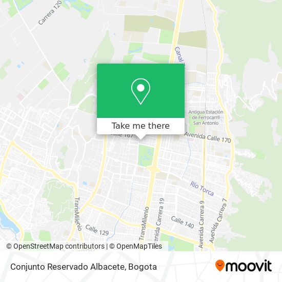 Conjunto Reservado Albacete map
