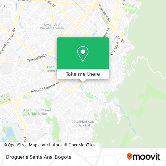 Drogueria Santa Ana map