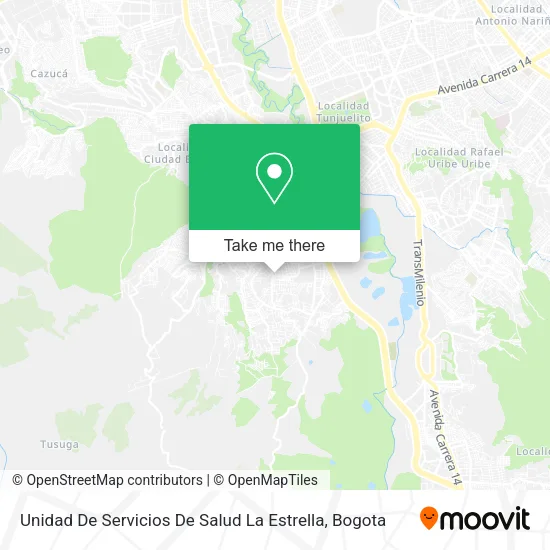Unidad De Servicios De Salud La Estrella map