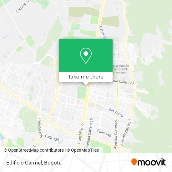 Edificio Carmel map