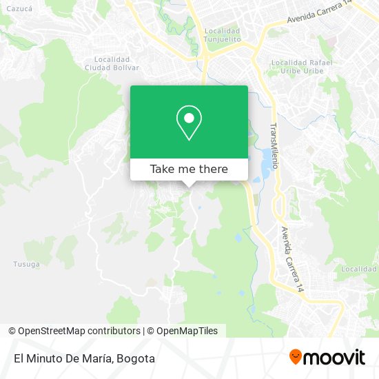 El Minuto De María map