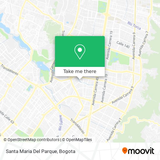 Mapa de Santa Maria Del Parque