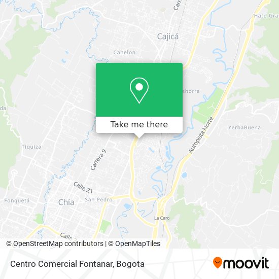 Centro Comercial Fontanar map