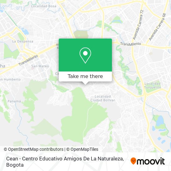 Mapa de Cean - Centro Educativo Amigos De La Naturaleza