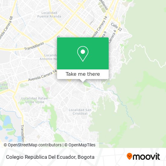 Colegio República Del Ecuador map