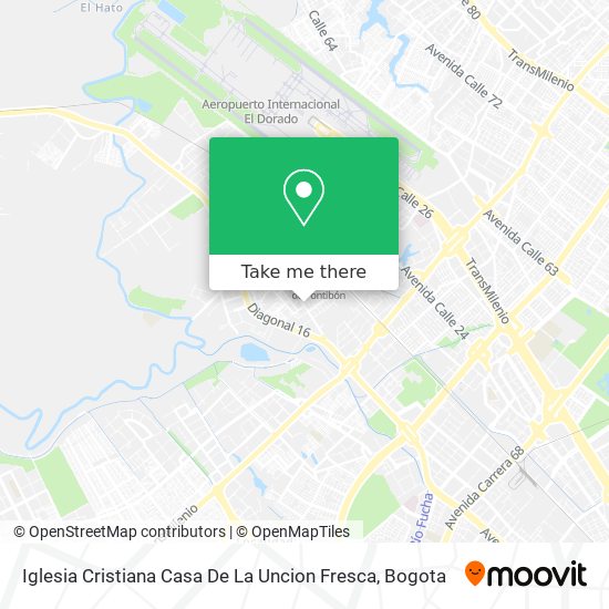 Iglesia Cristiana Casa De La Uncion Fresca map