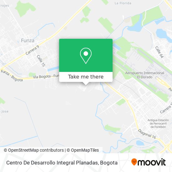 Centro De Desarrollo Integral Planadas map