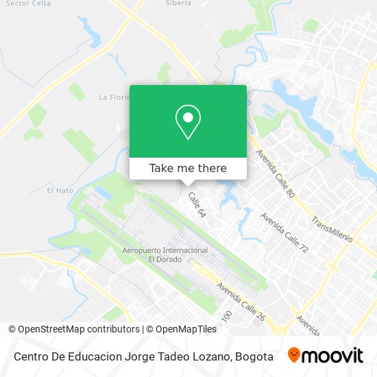 Centro De Educacion Jorge Tadeo Lozano map