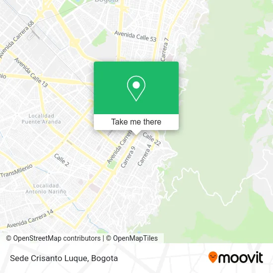 Sede Crisanto Luque map
