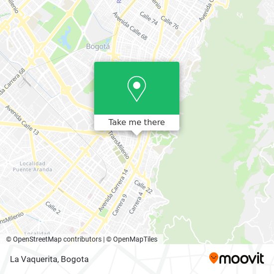 La Vaquerita map