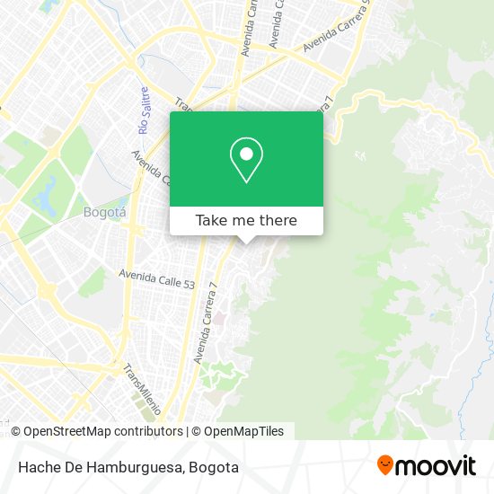 Hache De Hamburguesa map